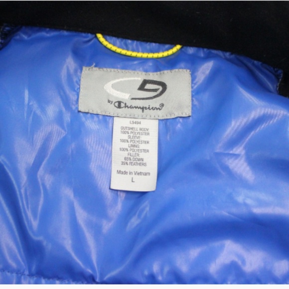 Men's Champions Jacket Blue Size: Large - Picture 4 of 4